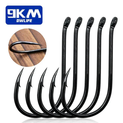 9KM High Carbon Steel Fishhooks