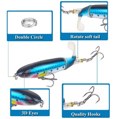 FishTrik™ Topwater Fishing Lure Whopper Plopper